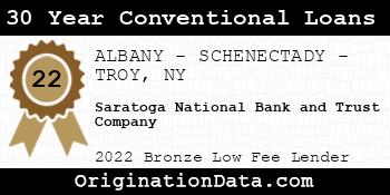 Saratoga National Bank and Trust Company 30 Year Conventional Loans bronze