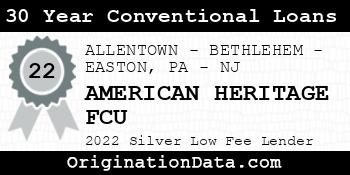 AMERICAN HERITAGE FCU 30 Year Conventional Loans silver