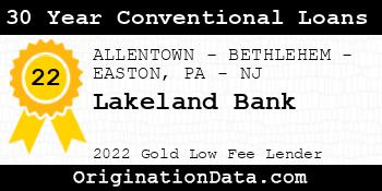 Lakeland Bank 30 Year Conventional Loans gold