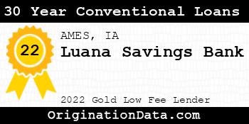 Luana Savings Bank 30 Year Conventional Loans gold