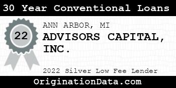 ADVISORS CAPITAL 30 Year Conventional Loans silver