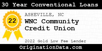 WNC Community Credit Union 30 Year Conventional Loans gold