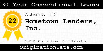 Hometown Lenders 30 Year Conventional Loans gold