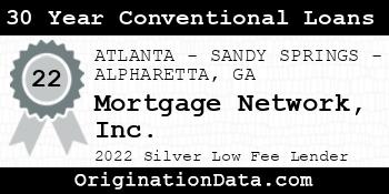 Mortgage Network 30 Year Conventional Loans silver