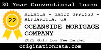 OCEANSIDE MORTGAGE COMPANY 30 Year Conventional Loans gold