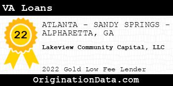 Lakeview Community Capital VA Loans gold