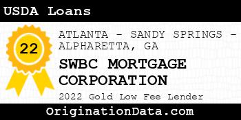 SWBC MORTGAGE CORPORATION USDA Loans gold