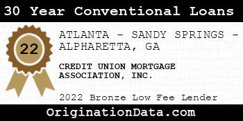 CREDIT UNION MORTGAGE ASSOCIATION 30 Year Conventional Loans bronze