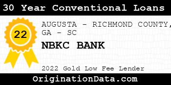 NBKC BANK 30 Year Conventional Loans gold