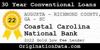 Coastal Carolina National Bank 30 Year Conventional Loans gold