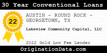 Lakeview Community Capital 30 Year Conventional Loans gold