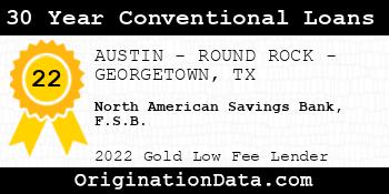 North American Savings Bank F.S.B. 30 Year Conventional Loans gold