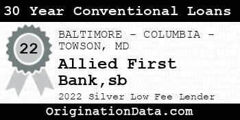 Allied First Banksb 30 Year Conventional Loans silver