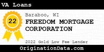 FREEDOM MORTGAGE CORPORATION VA Loans gold