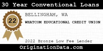 WHATCOM EDUCATIONAL CREDIT UNION 30 Year Conventional Loans bronze