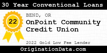 OnPoint Community Credit Union 30 Year Conventional Loans gold