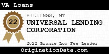 UNIVERSAL LENDING CORPORATION VA Loans bronze