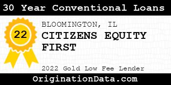 CITIZENS EQUITY FIRST 30 Year Conventional Loans gold