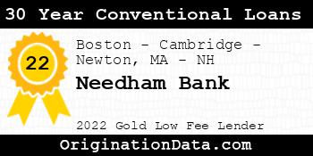 Needham Bank 30 Year Conventional Loans gold