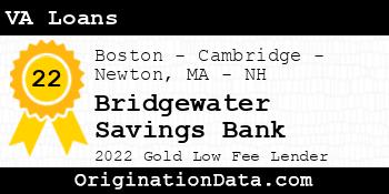 Bridgewater Savings Bank VA Loans gold