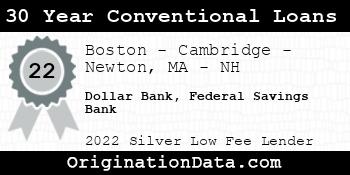 Dollar Bank Federal Savings Bank 30 Year Conventional Loans silver