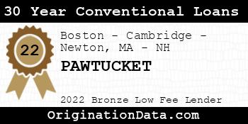 PAWTUCKET 30 Year Conventional Loans bronze