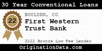 First Western Trust Bank 30 Year Conventional Loans bronze