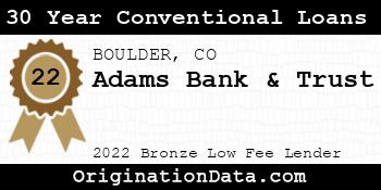 Adams Bank & Trust 30 Year Conventional Loans bronze