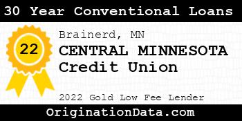 CENTRAL MINNESOTA Credit Union 30 Year Conventional Loans gold