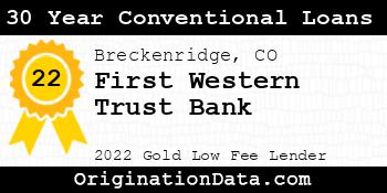 First Western Trust Bank 30 Year Conventional Loans gold