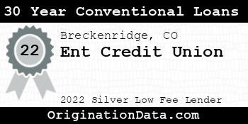 Ent Credit Union 30 Year Conventional Loans silver