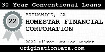 HOMESTAR FINANCIAL CORPORATION 30 Year Conventional Loans silver