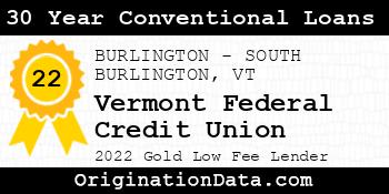 Vermont Federal Credit Union 30 Year Conventional Loans gold