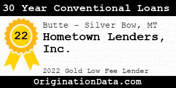 Hometown Lenders 30 Year Conventional Loans gold