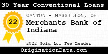 Merchants Bank of Indiana 30 Year Conventional Loans gold