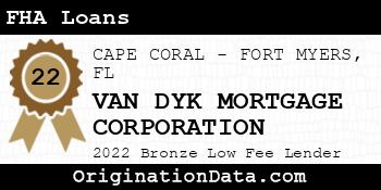 VAN DYK MORTGAGE CORPORATION FHA Loans bronze
