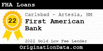 First American Bank FHA Loans gold