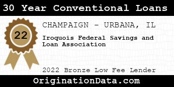 Iroquois Federal Savings and Loan Association 30 Year Conventional Loans bronze