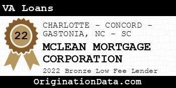 MCLEAN MORTGAGE CORPORATION VA Loans bronze