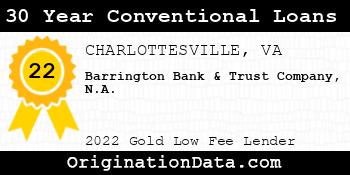 Barrington Bank & Trust Company N.A. 30 Year Conventional Loans gold