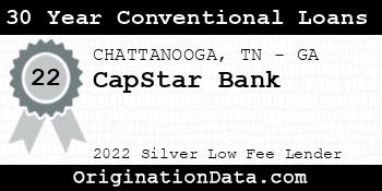 CapStar Bank 30 Year Conventional Loans silver