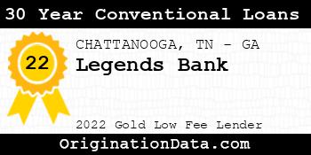 Legends Bank 30 Year Conventional Loans gold