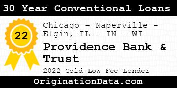 Providence Bank & Trust 30 Year Conventional Loans gold