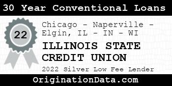 ILLINOIS STATE CREDIT UNION 30 Year Conventional Loans silver