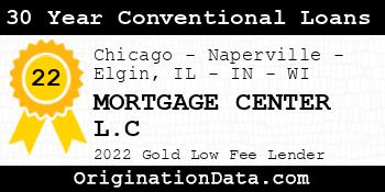 MORTGAGE CENTER L.C 30 Year Conventional Loans gold