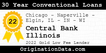 Central Bank Illinois 30 Year Conventional Loans gold
