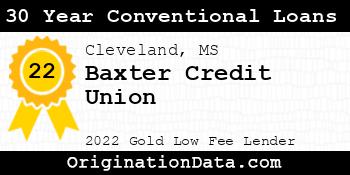 Baxter Credit Union 30 Year Conventional Loans gold