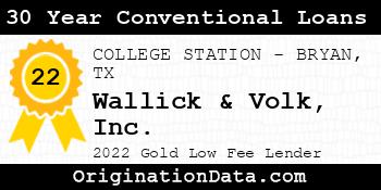 Wallick & Volk 30 Year Conventional Loans gold