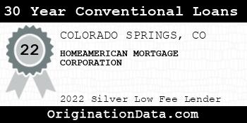 HOMEAMERICAN MORTGAGE CORPORATION 30 Year Conventional Loans silver