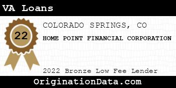 HOME POINT FINANCIAL CORPORATION VA Loans bronze